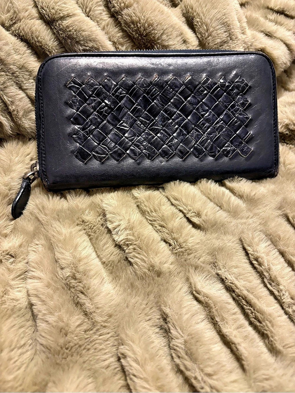 Bottega Veneta Intrecciato Zip-Around Long Wallet Black - Picture 3 of 14